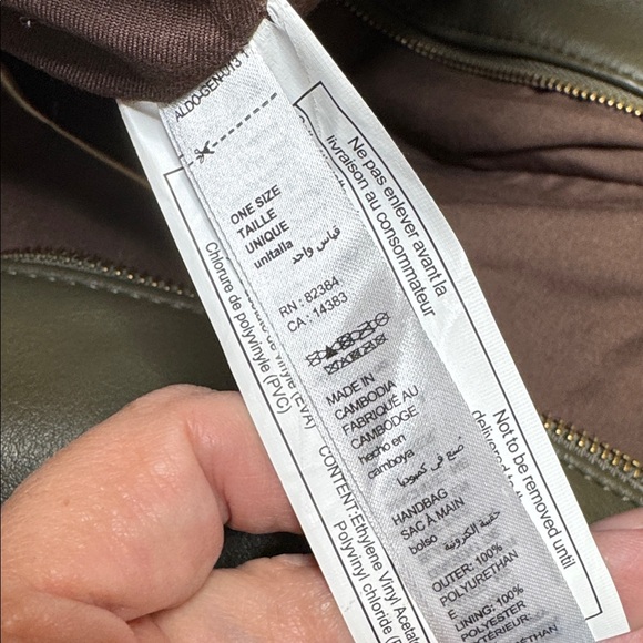 Rachel Zoe | Began Leather Macy Duffle-bag in Olive Green - Picture 12 of 14